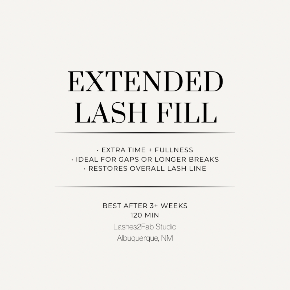 Extended Lash Fill at Lashes 2 Fab LLC in Albuquerque, NM