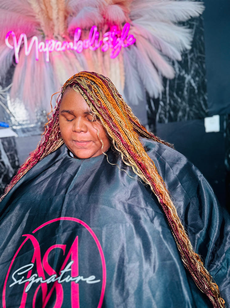 Small boho knotless at mapamboli signature in atlanta, GA