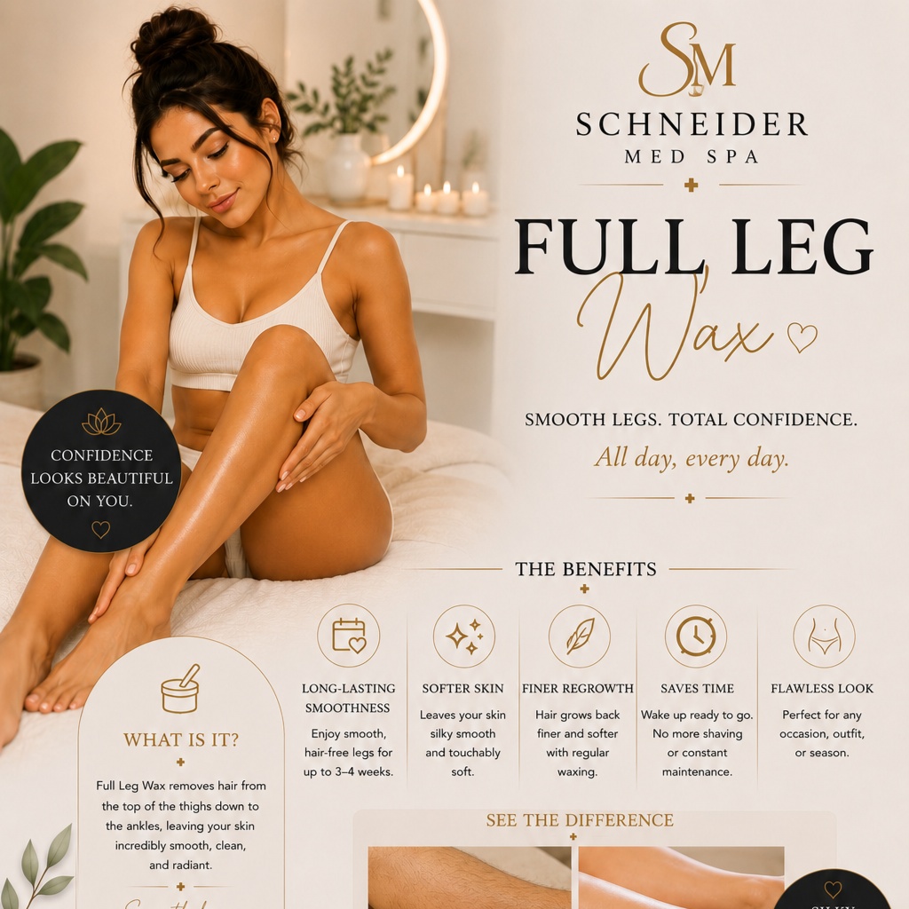 Full Leg Wax at Schneider Med Spa in Ocoee, FL