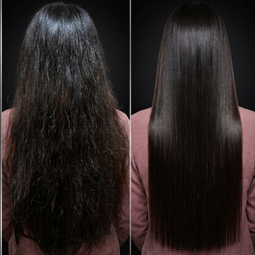 Straightening Treatment/ Alisado at Get Faded Beauty & Barber in Eau Claire, WI
