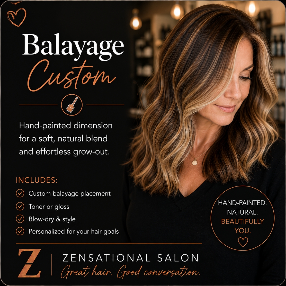 Balayage/ Dimensional Color at Zensational Salon in The Dalles, OR