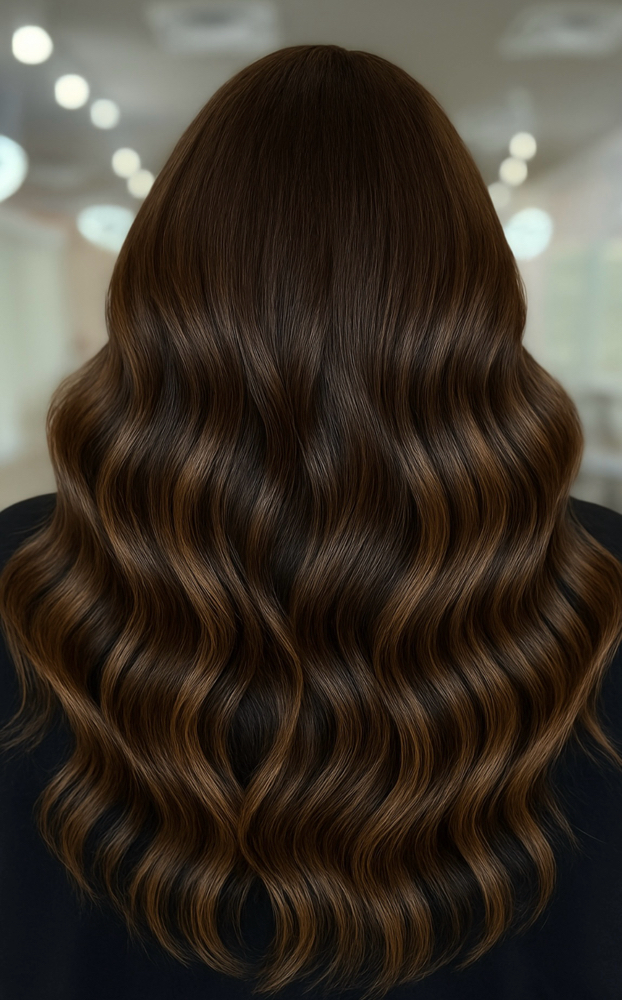 Reverse Balayage + Haircut