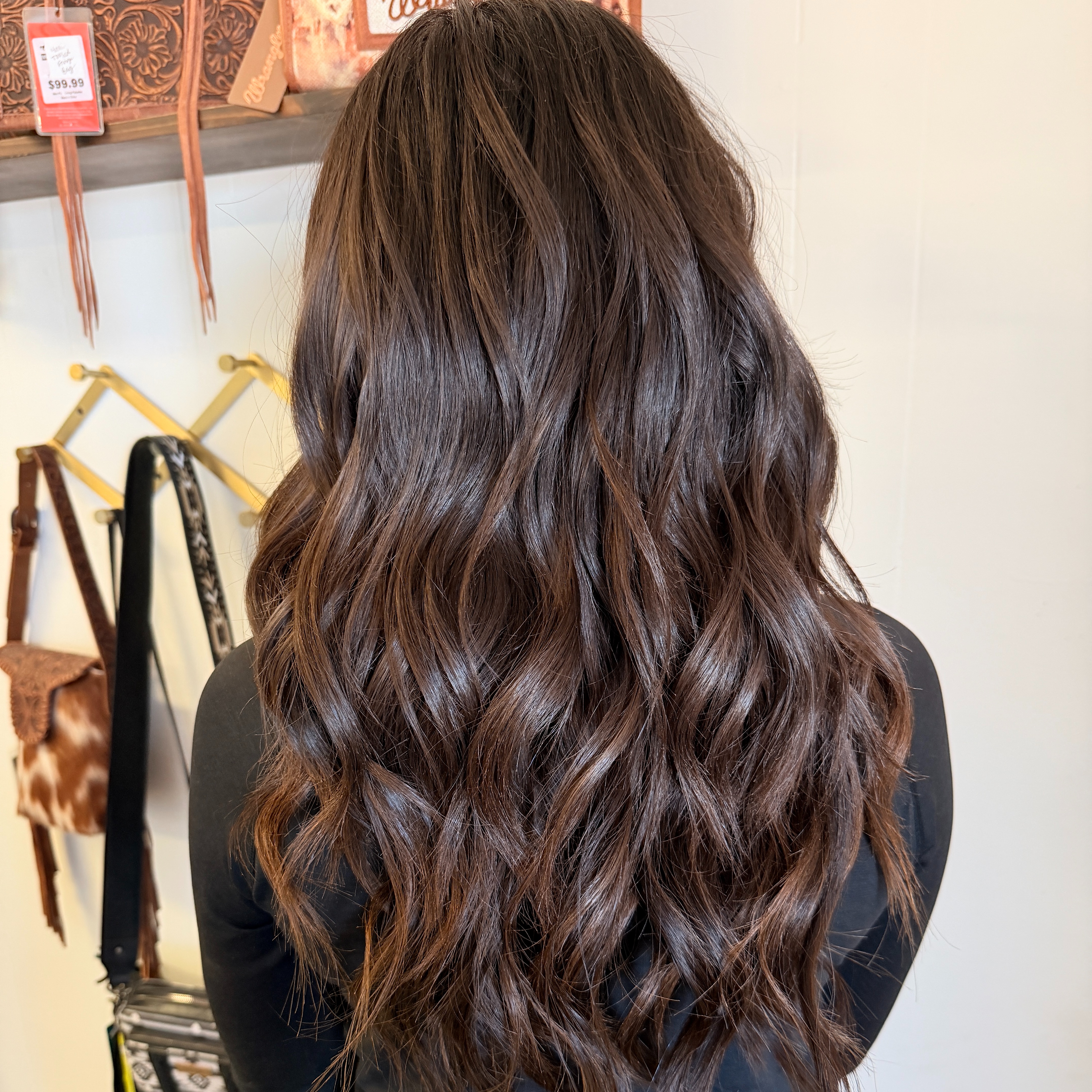 Hair Extension Consultation at The Loft Salon in George West, TX