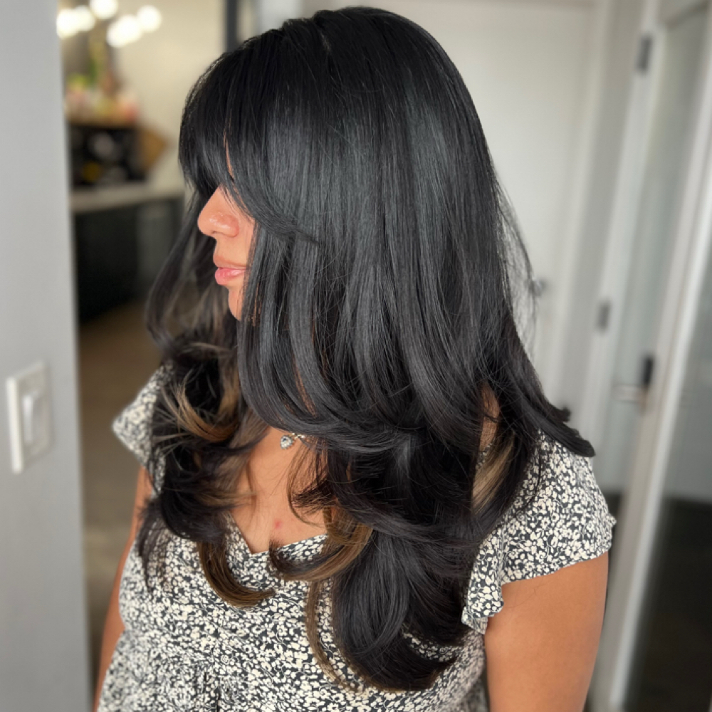 Haircut + Scalp Treatment at Aesthetic Makeup & Hair in Houston, TX