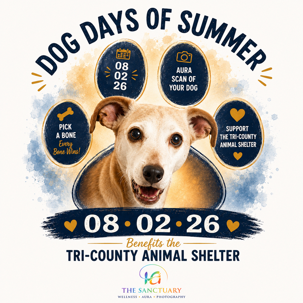 Dog Days of Summer FUNraiser at The Sanctuary Aura Imaging Energy Awareness in La Plata, MD