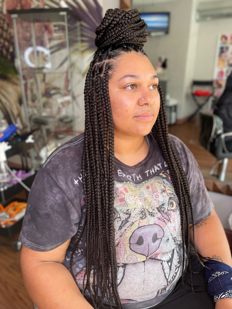 Medium Knotless Braids