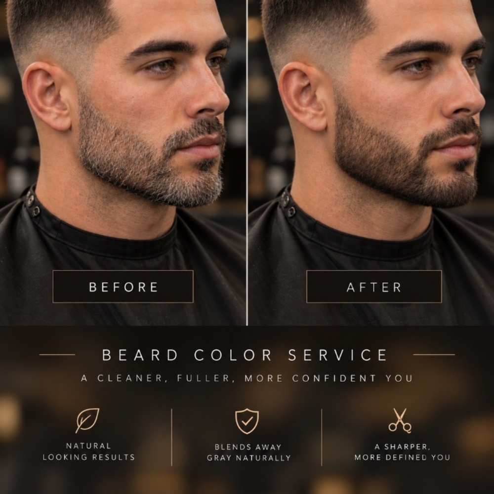 Beard Dye Service at PH's Barber Services in OKC, OK