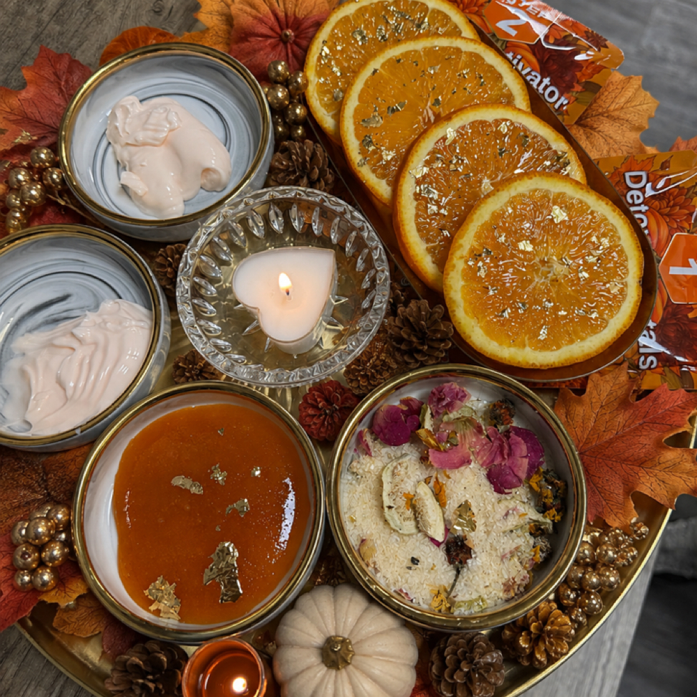 Pumpkin Spice Pedi (Seasonal 🍁) at Divina Nail Lounge in Round Rock, TX