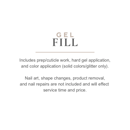 Gel Fill