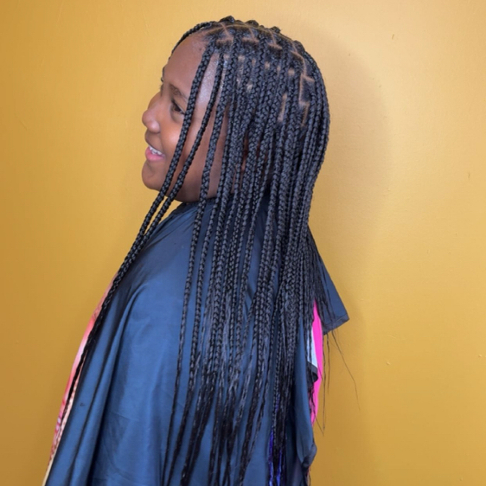 Kids M Knotless (Ages 2-12) at LAVISH BRAIDS in Buffalo Sc, SC