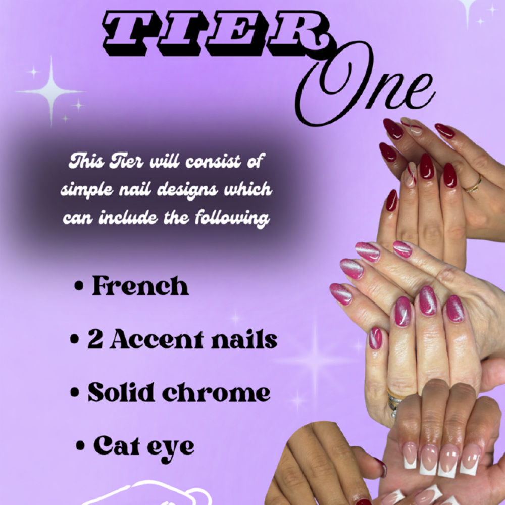 Tier One at Nails By Hannah in Racine, WI
