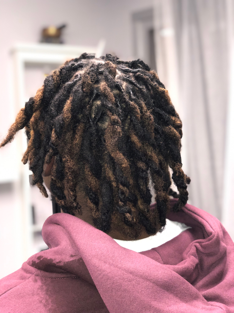 Natural Hair Cornrows/Loc Style