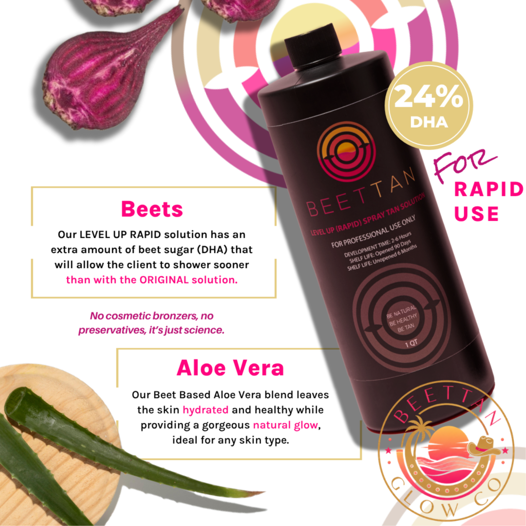Rapid Spray Tan 2-6 hr Rinse at Beettan Glow Co in Azle, TX