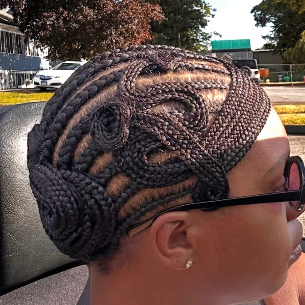 Braided BaldieW/hair at Stylz by Q in Middletown, CT
