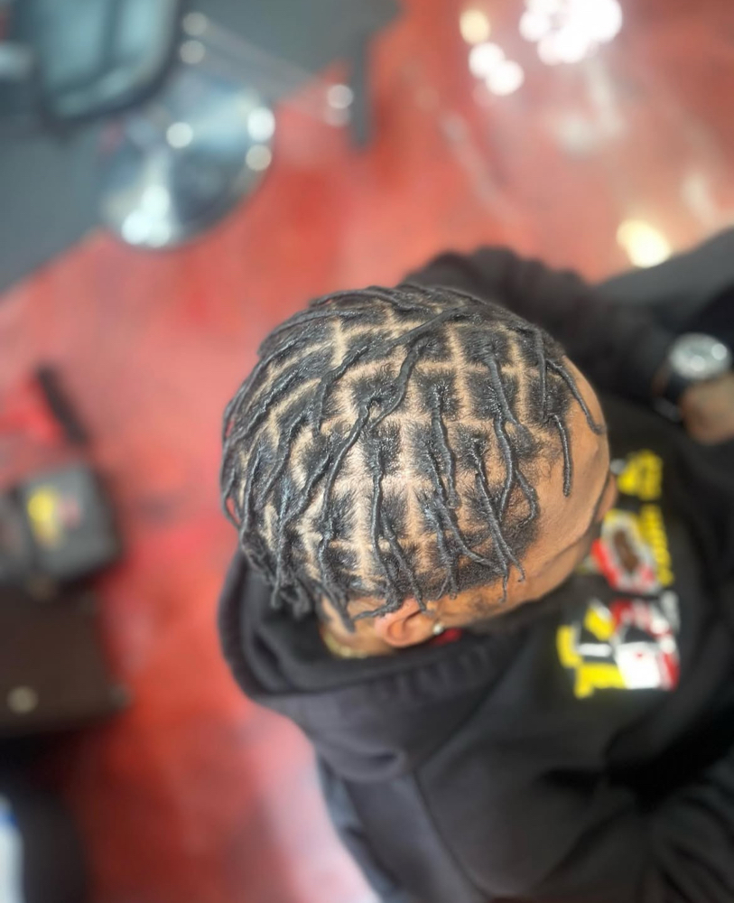 Starter Locs Coils (Square Parts) at Oozie Locs in Temple Hills, MD
