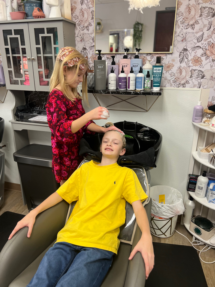 Boys Haircut at Blackeagle Salon in Boise, ID