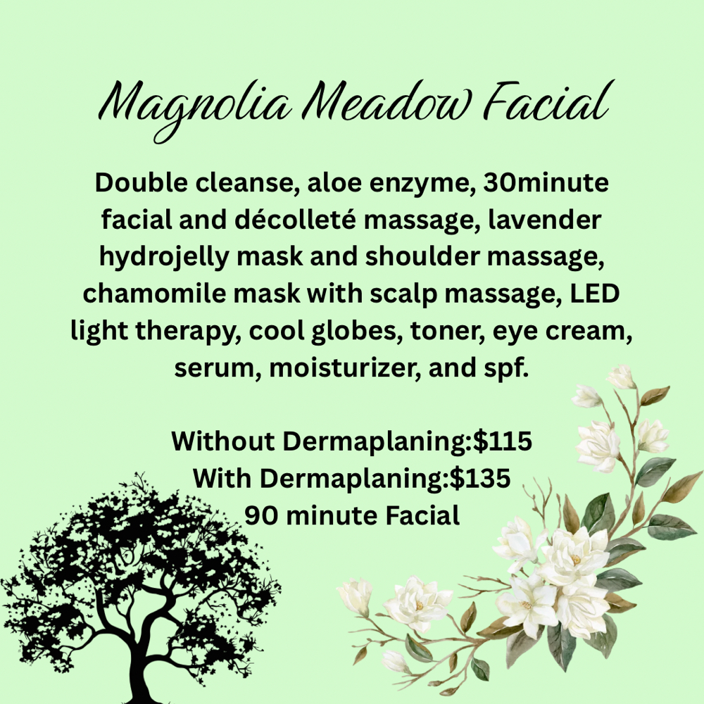 Magnolia Meadow Facial at Magnolia Salon & Spa in Harriman, TN