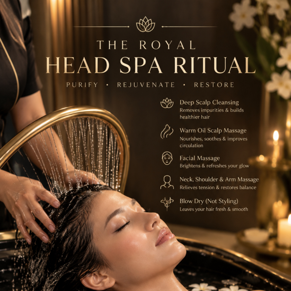 The Royal Head Spa Ritual 1h & 40m at Glendale Thai Massage & Head Spa in Glendale, AZ