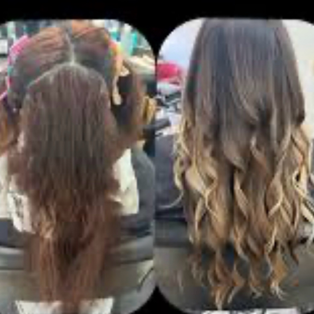 Root Color, Haircut, & Blowdry at Salon CC in Peabody, MA