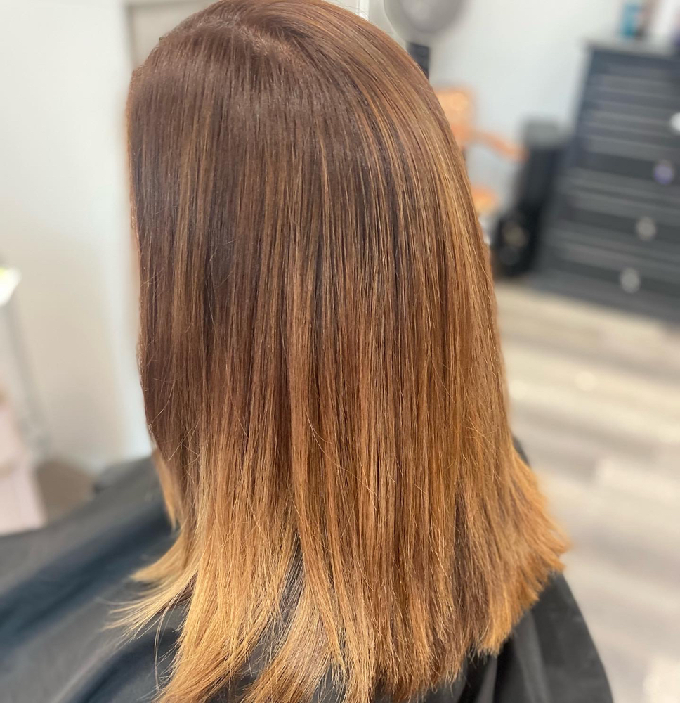Root Color + Bayalage Highlight