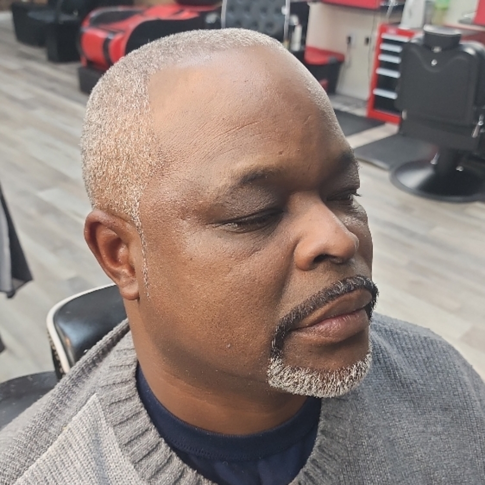 All Even Brush Cut & Goatie at Man Cave Retreat Barbershop in Fort Myers, FL