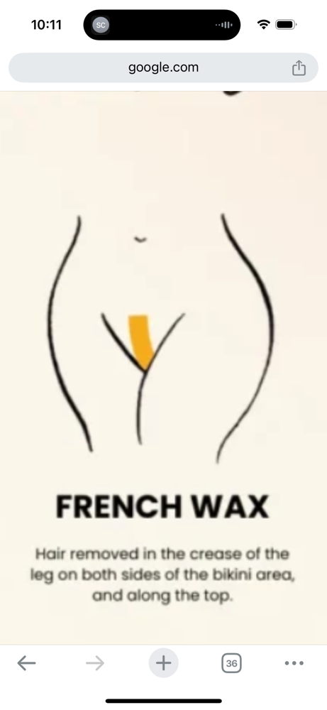 French Wax + Back Strip