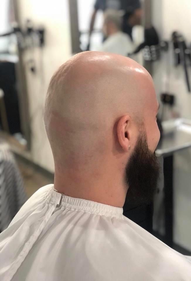 Hot Towel Head Shave