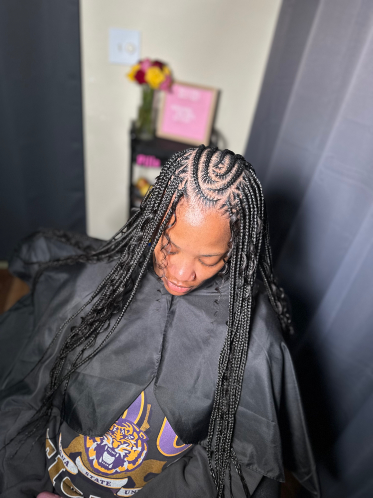 Fulani Braids/Twist at Nia B Braids in Pooler, GA