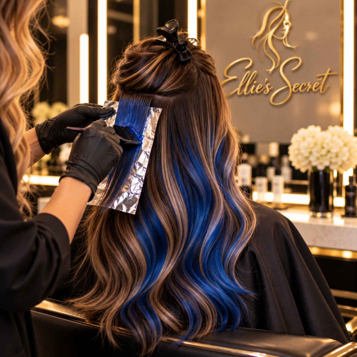 Temporarily Color at Ellie’s secret salon in Irvine, CA