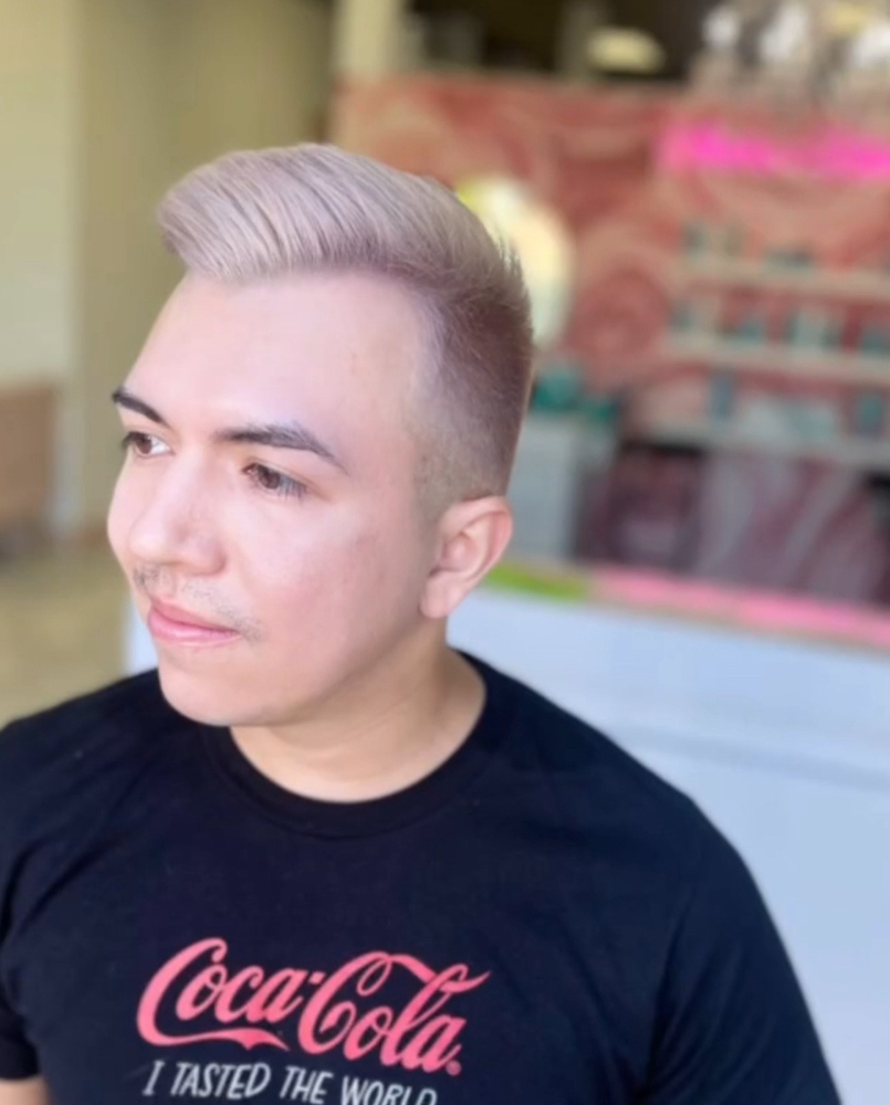 Mens Full Head Bleach