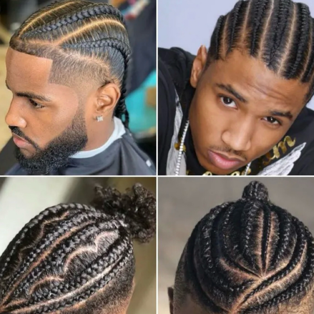 Men Braids at Blessing braiding bar in South Holland, IL