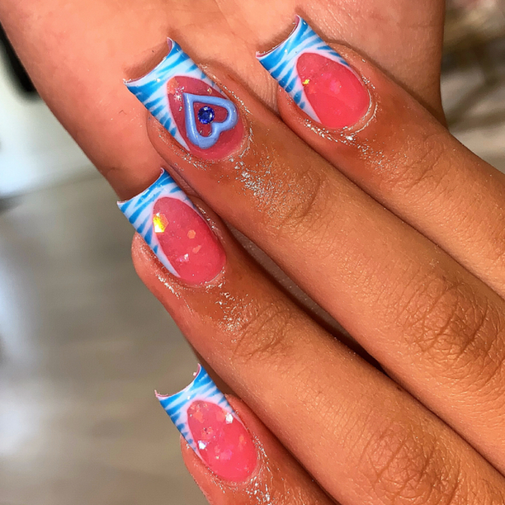 Short Acrylic Set at The Lash Cafe LLC in North Providence, RI