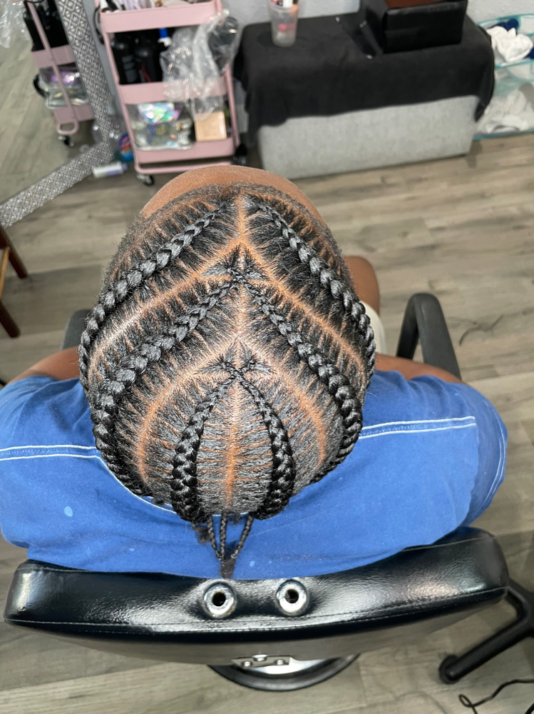 MEN STITCH BRAIDS (5-7)