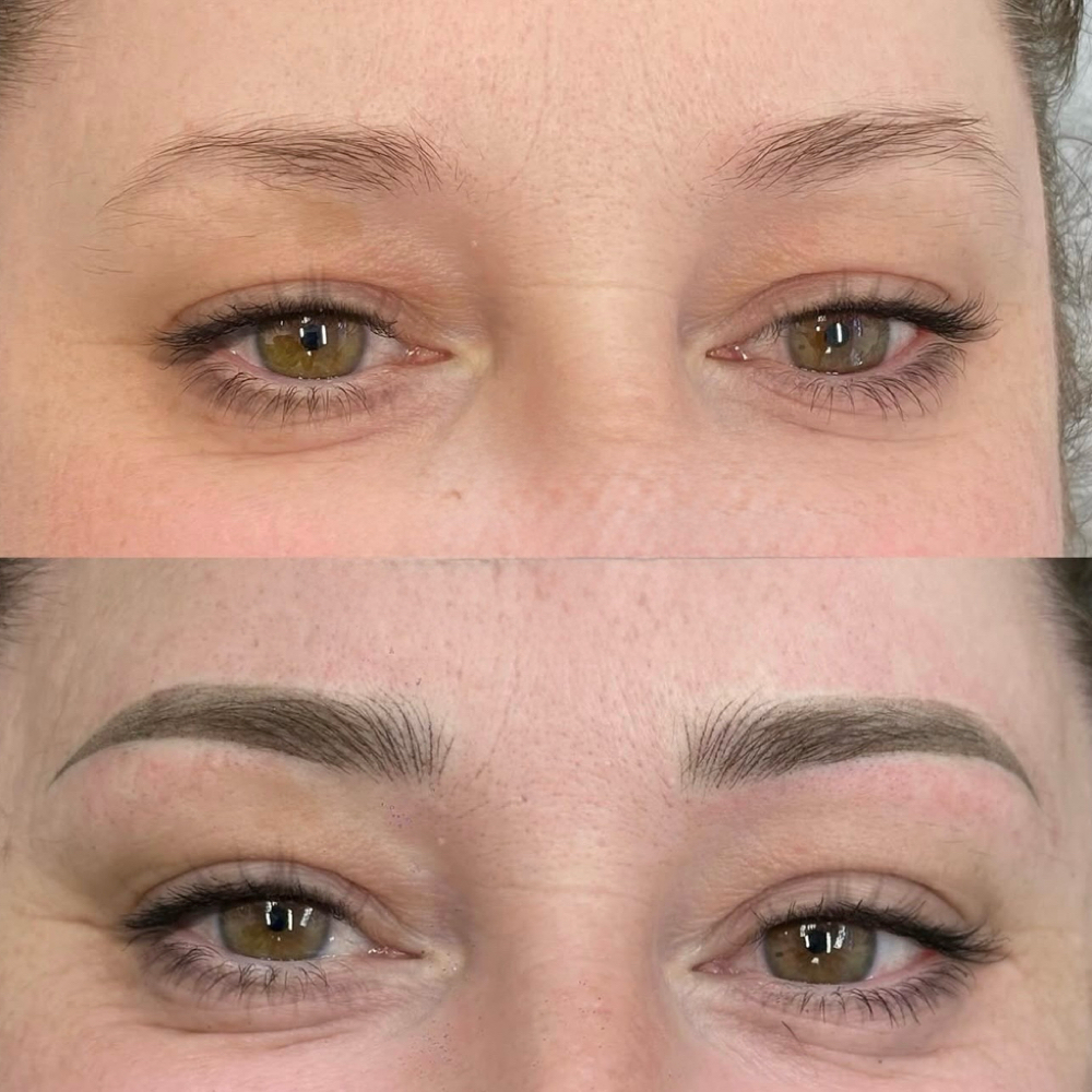 Combination Brows at Q Lashes And Beauty in Roseville, CA