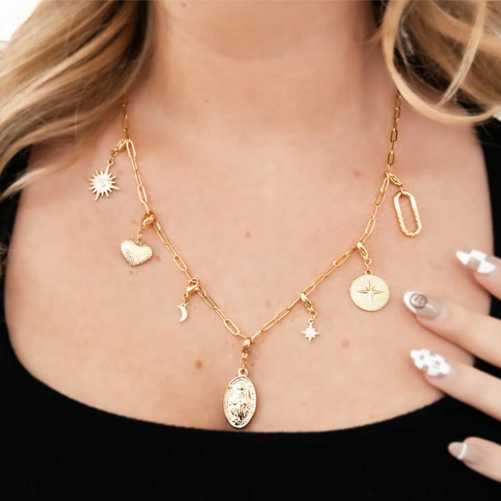 Charm Bar - Necklace at D'or by Dani in Doylestown, PA