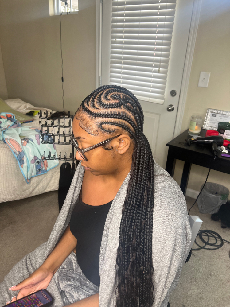 Medium Stitch Braids at Hair By Kenny 🦋 in Brentwood, TN