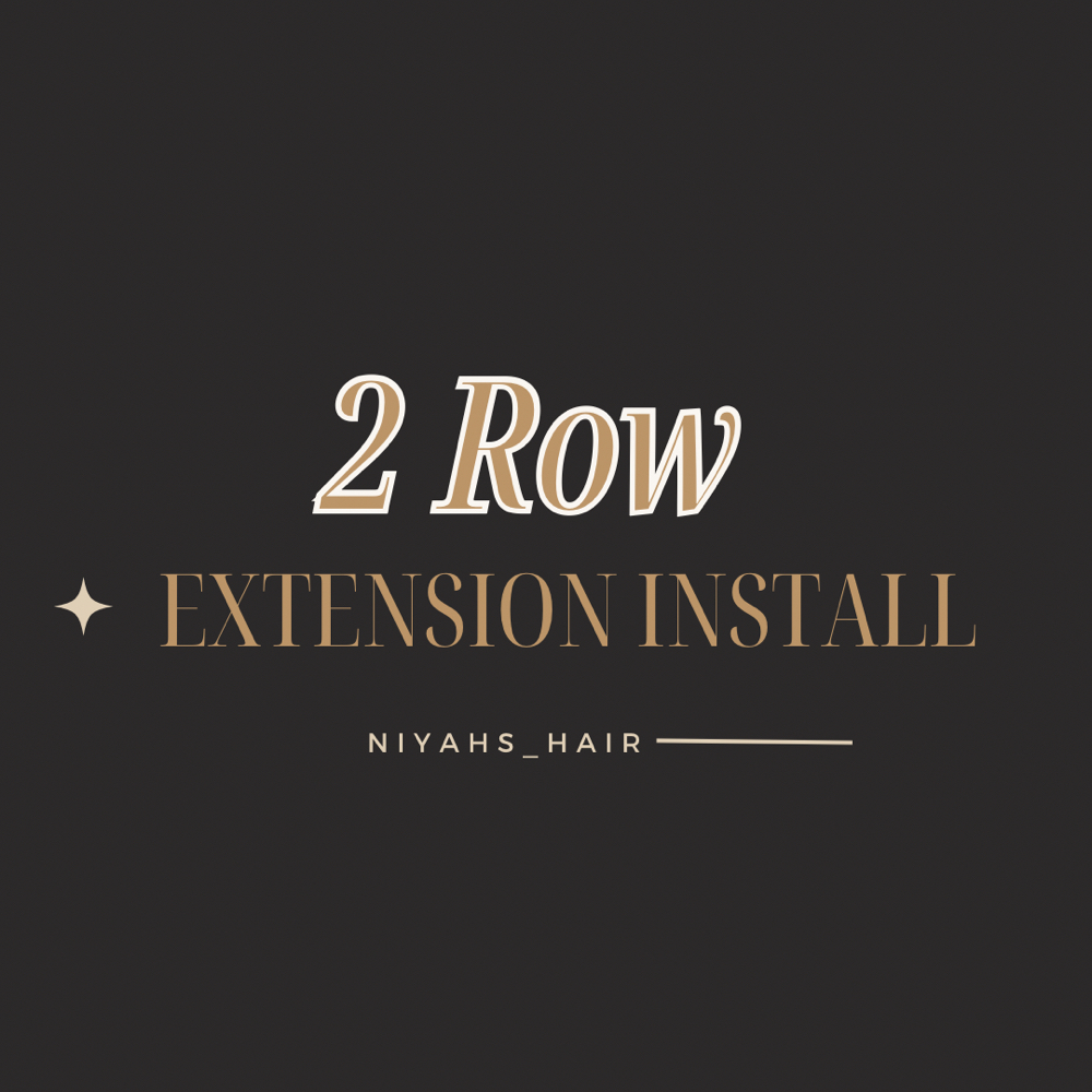 2 Row Extensions Install at Niyahs_Hair in Huntingdon, TN