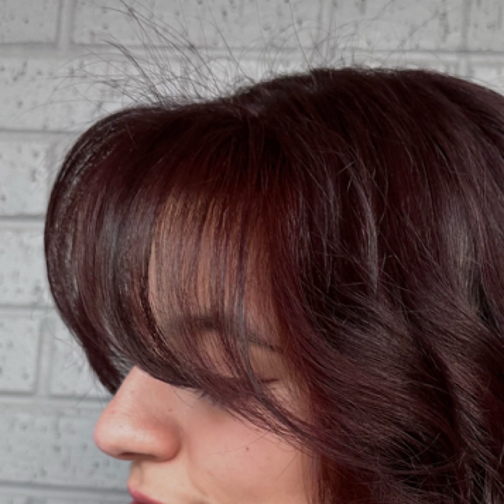 Bang Trim at Haven Hair Studio in Manhattan, KS