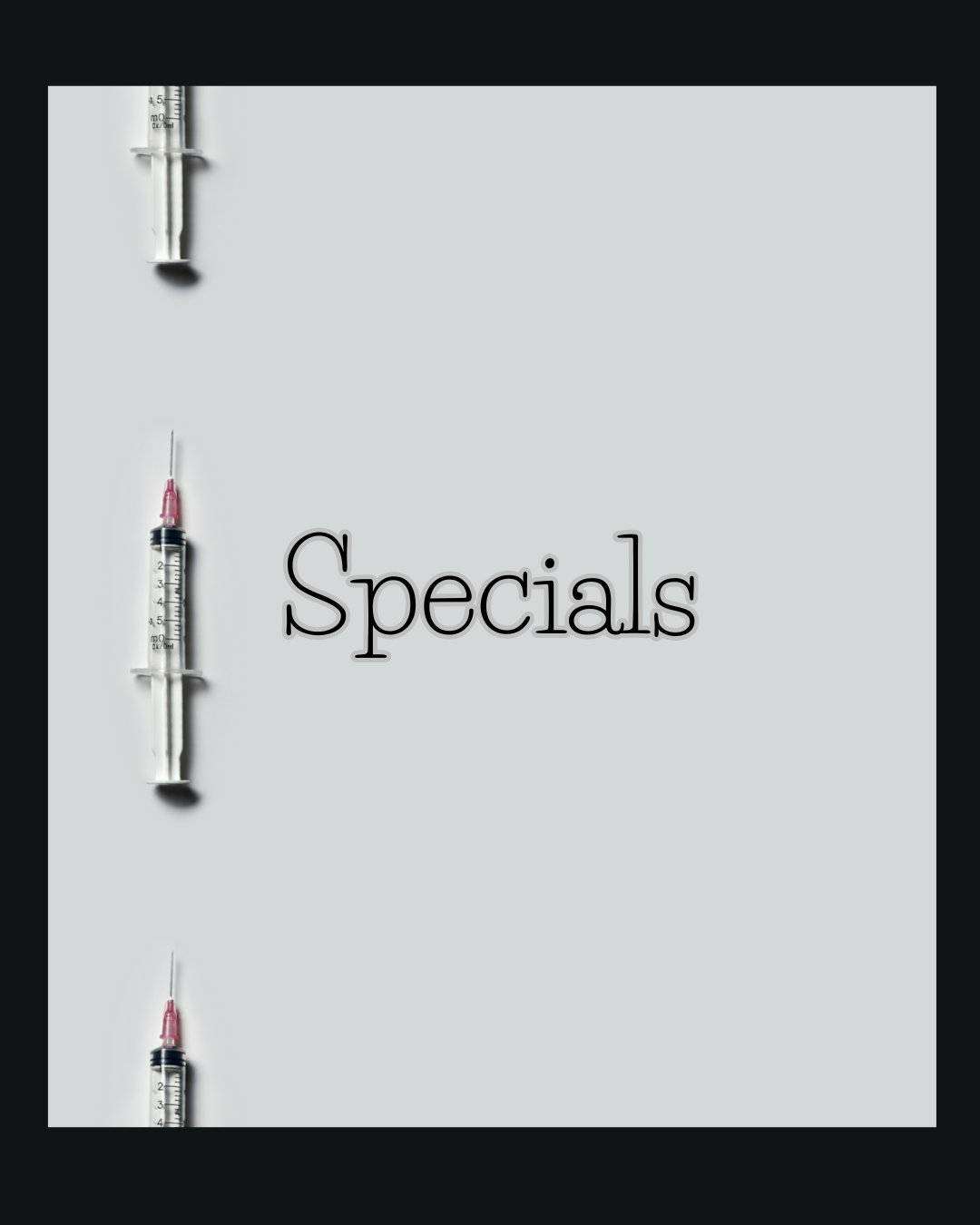 January Monthly Specials