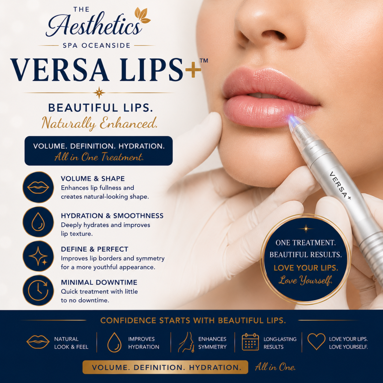 Versa Lips+ at The Aesthetics Spa in Oceanside, NY