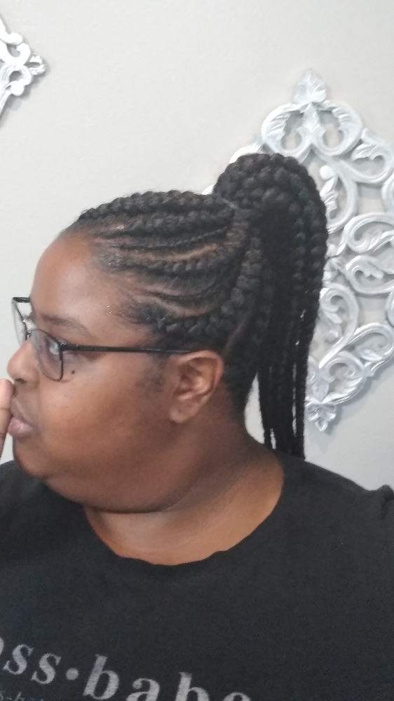 Braided Ponytail Medium Adult