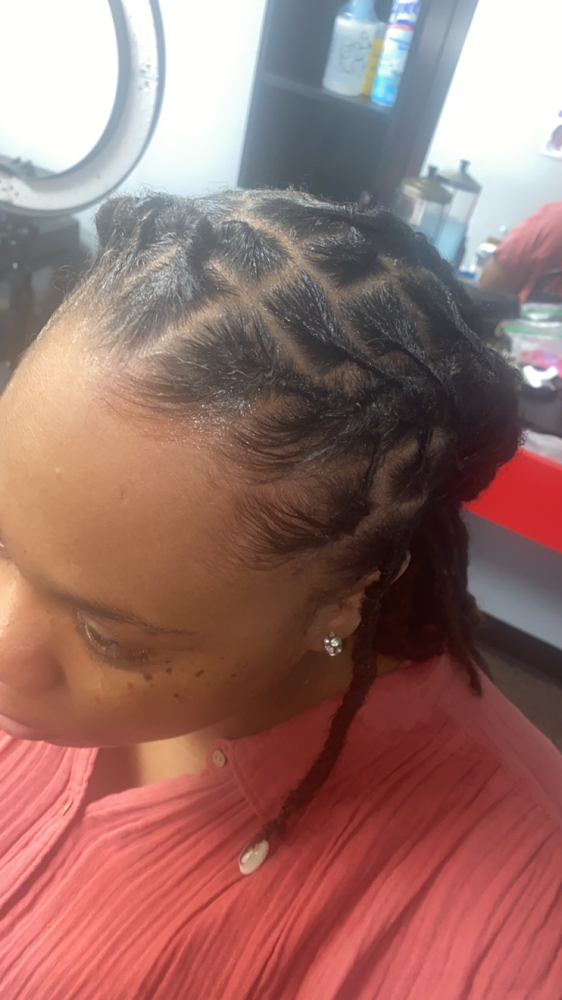 Loc Retwist/Style (Under 50)