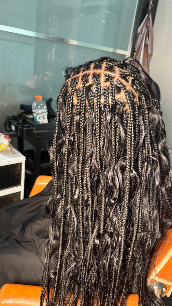 Small Boho Knotless at TopTier Styles in South, SC
