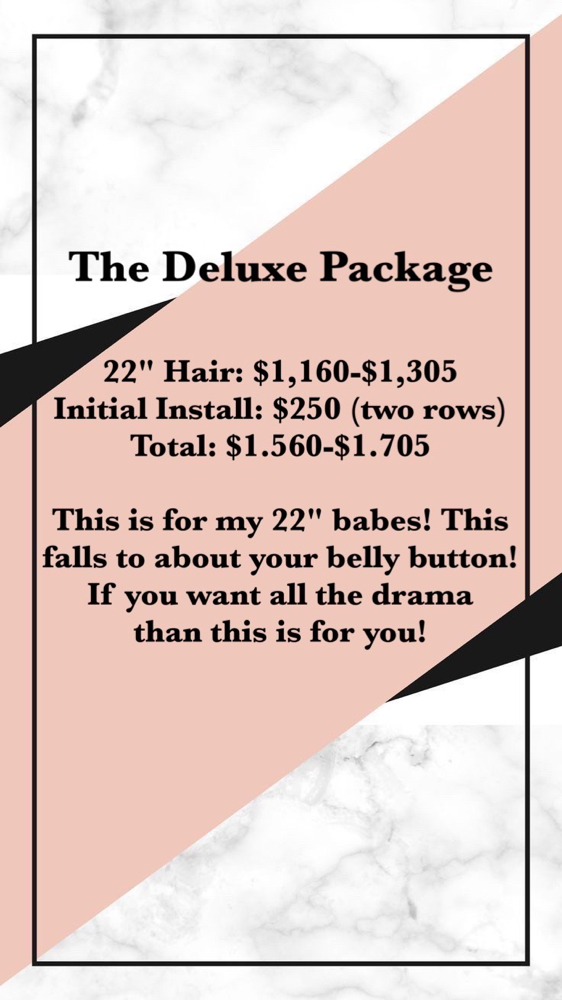 Extensions Deluxe Package 22”-26”