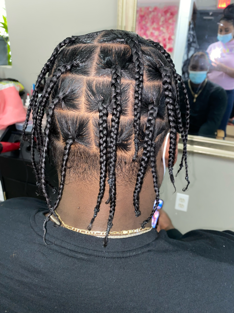 Mens Knotless / Box Braids