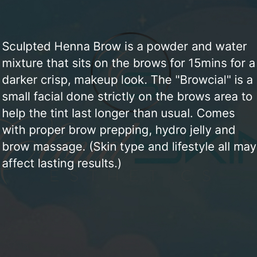 Sculpted Henna Brows + Browcial at Cloud Skin Esthetics LLC. in Redford, MI
