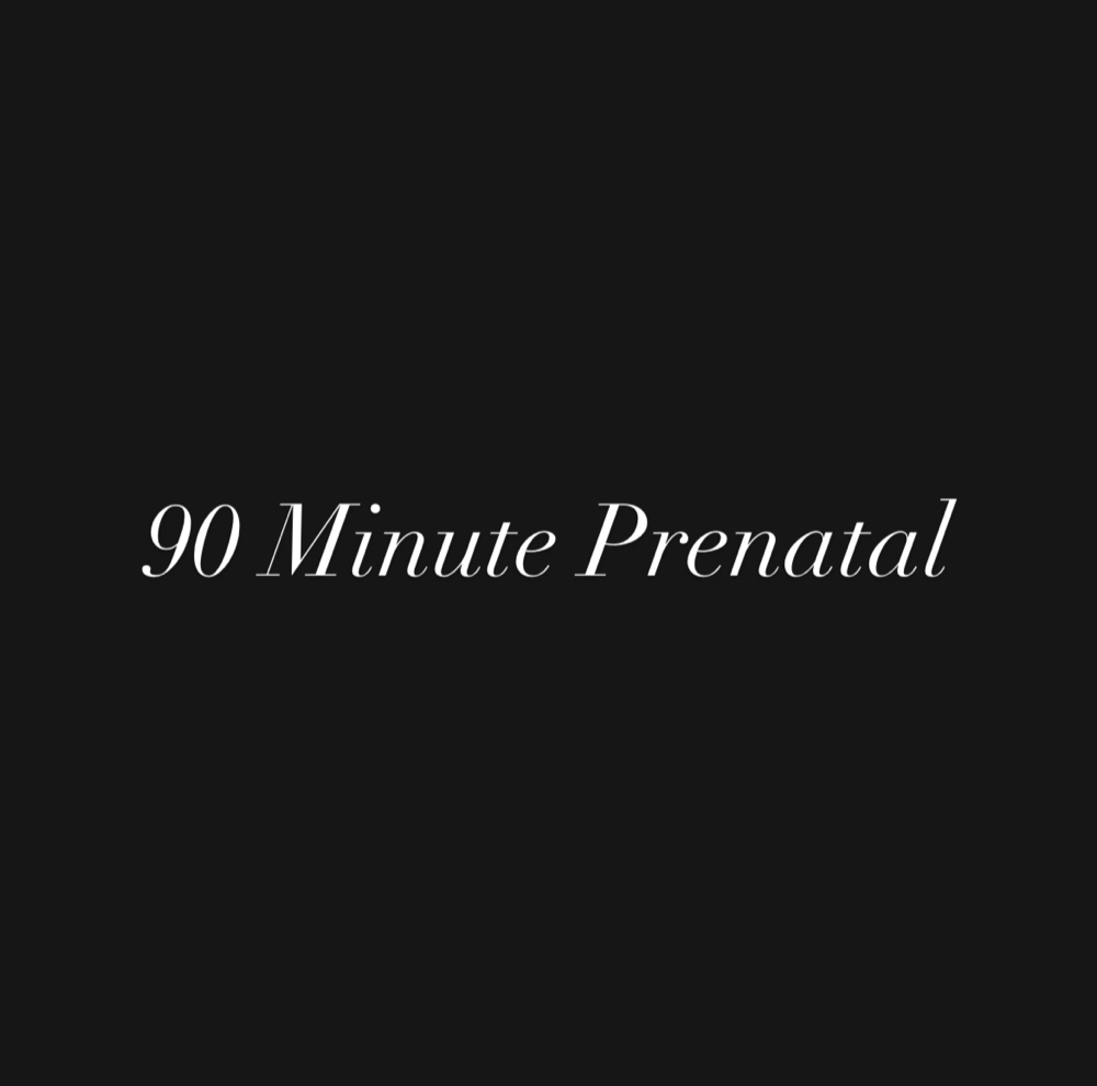 90 Minute Prenatal Massage