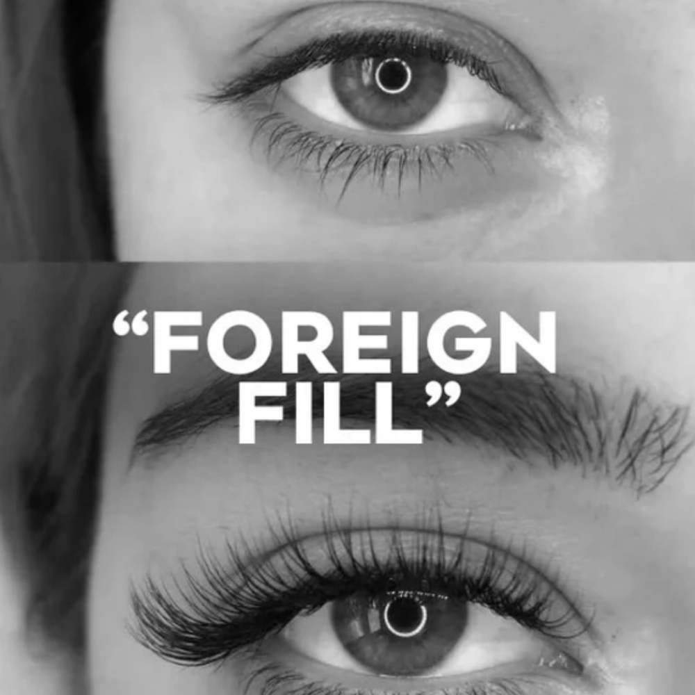 Foreign Lash Fill at Fox Den Beauty Bar in Catskill, NY