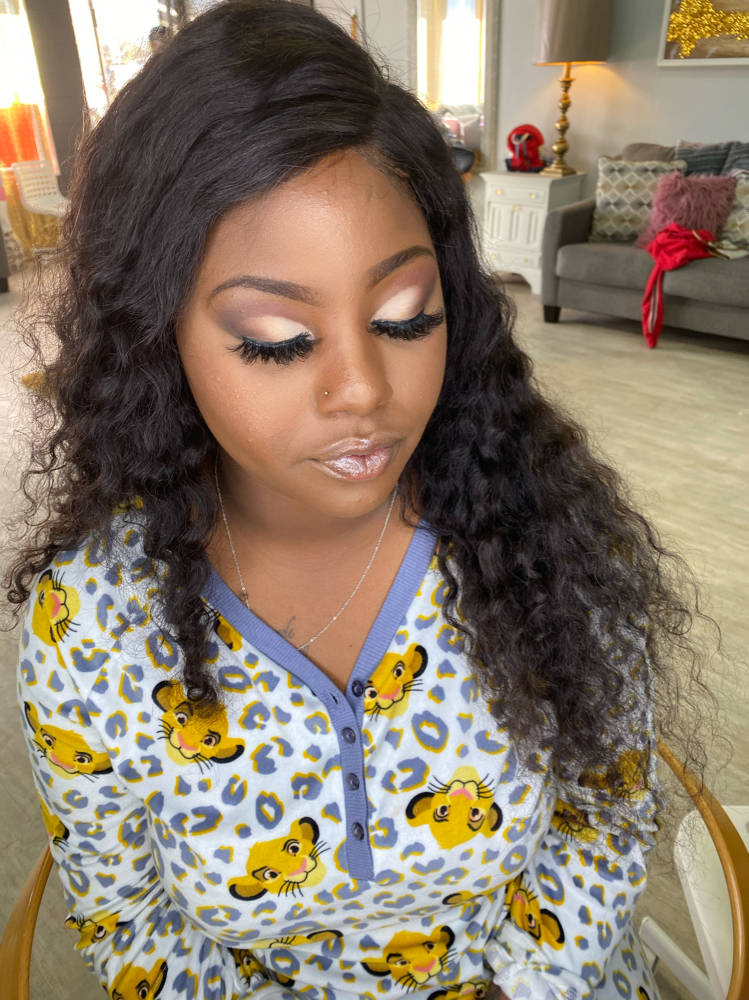Cut Crease No Glitter Look