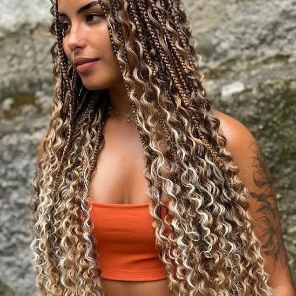 Boho Braided Hairstyle at Bei Capelli by JayMarie in Greece, NY